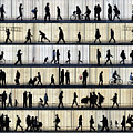 Silhouette Street People Art